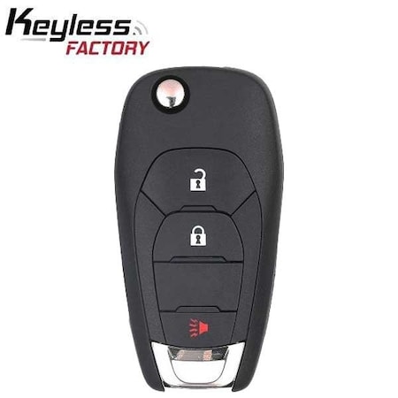 Keyless Factory KeylesssFactory2016-2021 Chevrolet Cruze / 3-Button Flip Key / PN13514134 / LXP-T004 / XL8 RFK-GM-CRZ3